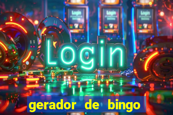 gerador de bingo cha de bebe